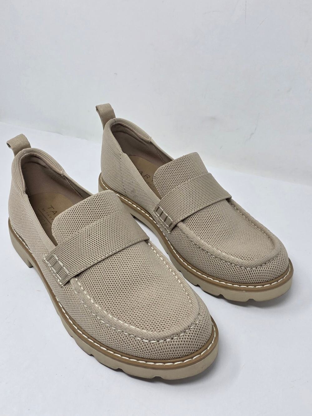 Taryn By Taryn Rose Amy round closed toe Loafer Tam Knit Casual Size 7.5